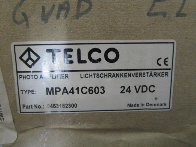 TELCO 24VDC PHOTO AMPLIFIER MPA41C603 NSMP