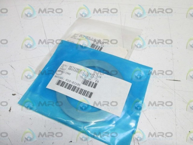 LOT OF 2 RETAINER 3-3/4X2-3/4 NSNP