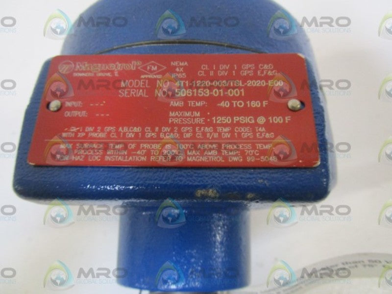 MAGNETROL TRANSMITTER 4T1-1220-003/TSL-2020-E00 NSNP