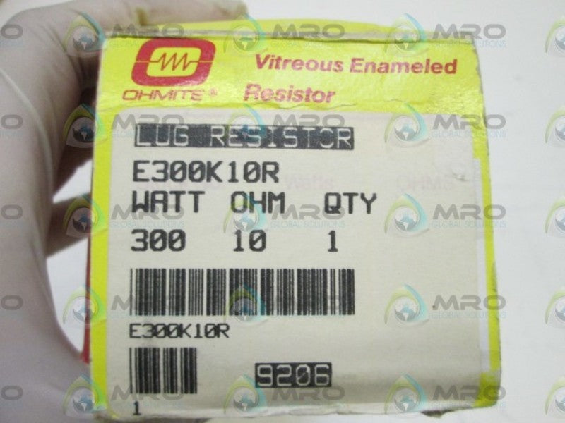 OHMITE LUG RESISTOR 300 WATT E300K10R NSMP