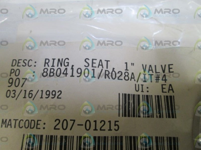 RING SEAT 1" VALVE NSNP