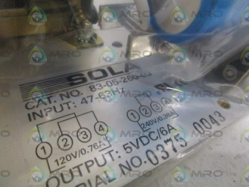 SOLA POWER SUPPLY 83-05-260-3 NSMP