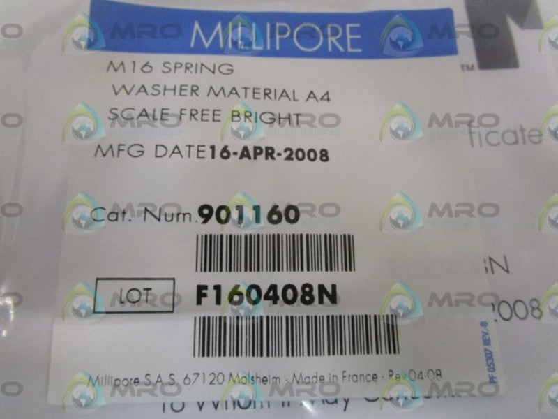 MILLIPORE CORP. WASHER 901160 NSMP