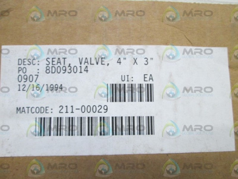 SEAT VALVE 4" X 3" NSNP