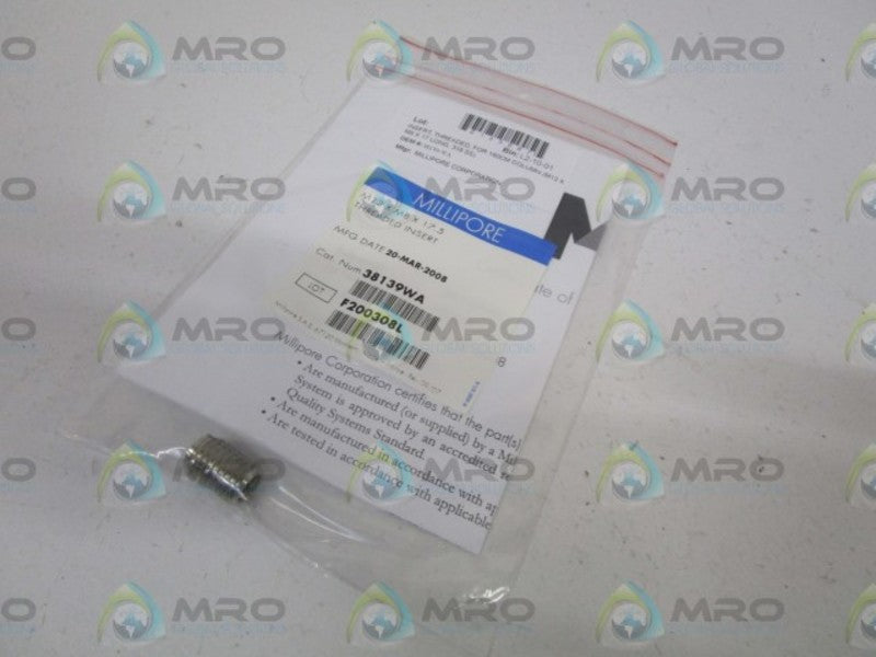 MILLIPORE CORP. THREADED INSERT 38139WA NSMP