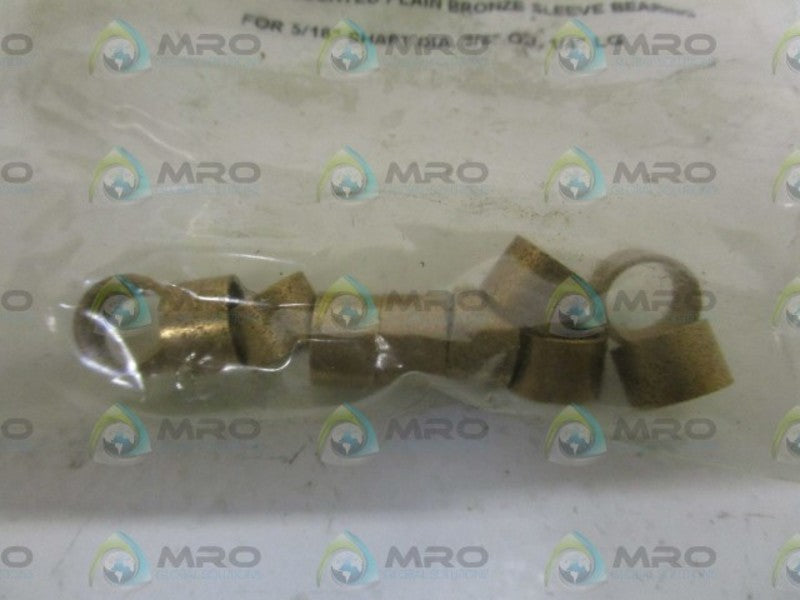LOT OF 10 SLEEVES BEARING 6391K403 NSNP IN BAG