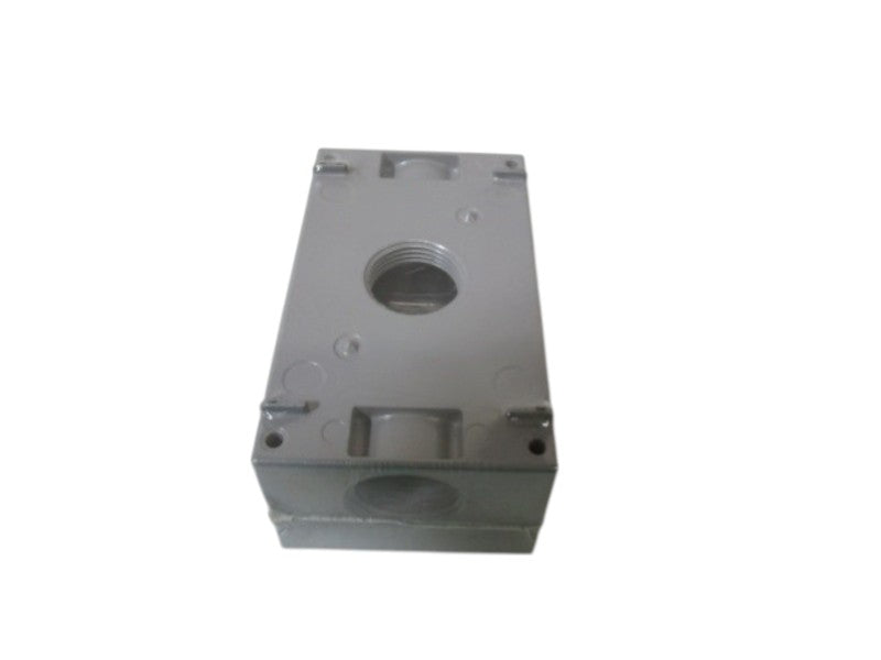 EGS 3/4" THRE HOLE ONE GANG BOX WSM175  NSNP