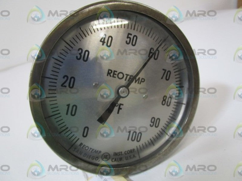 REOTEMP ADJUSTABLE THERMOMETER 0/100F J4 NSNP