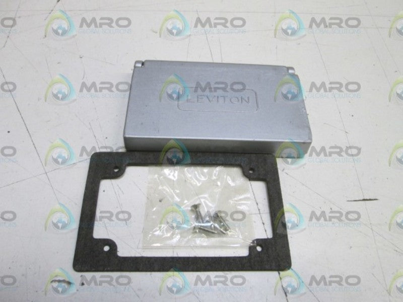 LEVITON GFI-RECEPTACLE WALLPLATE 6196-FS NSMP