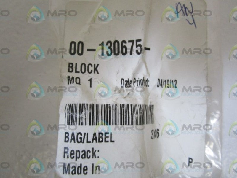 HOBART BLOCK 00-130675 NSNP IN BAG