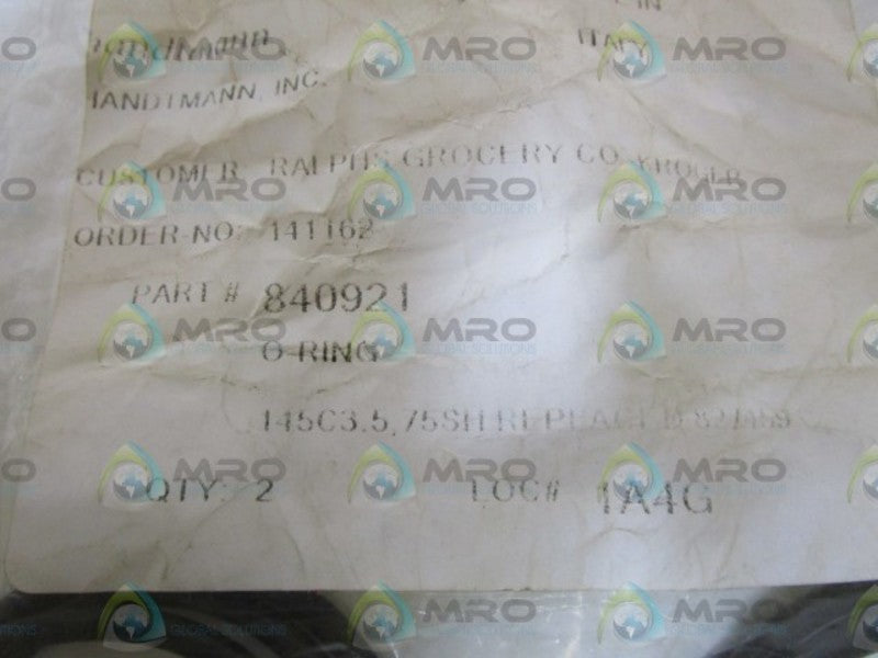 LOT OF 2 HANDTMANN  840921 NSMP
