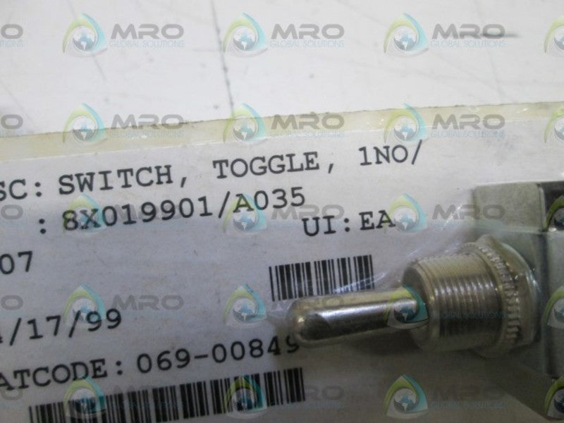 TOGGLE SWITCH 1NO NSNP