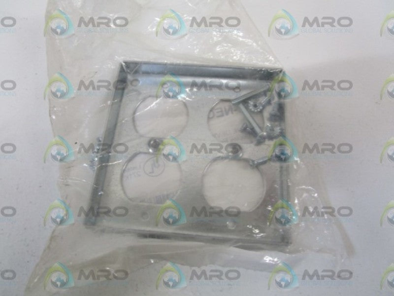 LOT OF 3 BOWERS 4" SQUARE DEVICE COVER 452-NEC NSMP
