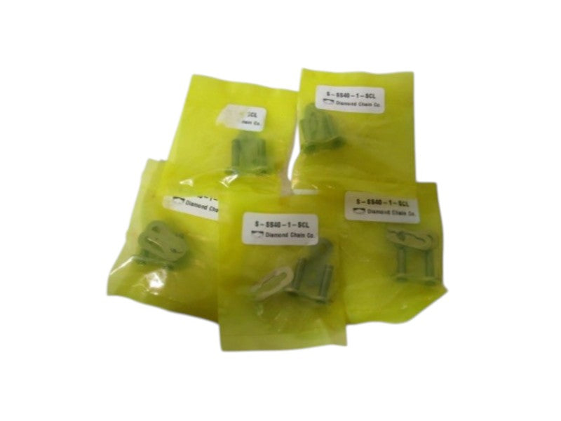 LOT OF 5 DIAMOND CONNECTING LINK S-SS40-1-SCL NSNP IN BAG