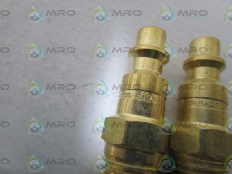 LOT OF 2 EATON/HANSEN COUPLER PLUG 10B NSNP