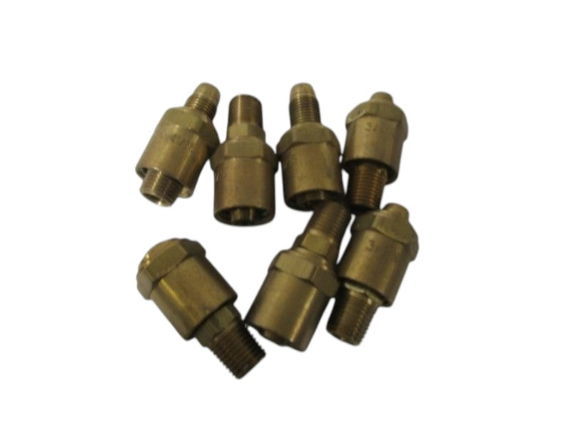 LOT OF 7 COUPLING 3/8 X 11/16 NSNP