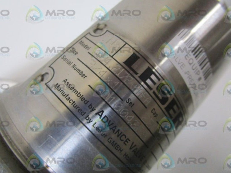 LESER PRESSURE VALVE 4594.2172-FAFA NSNP