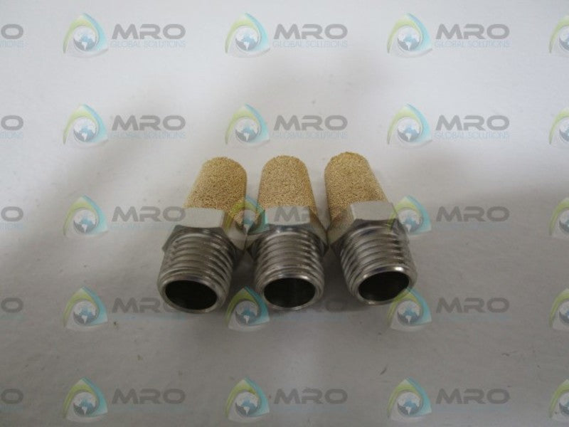 LOT OF 3 ARROW PNEUMATICS 1/4" MUFFLER FILTER ASP-2 NSNP