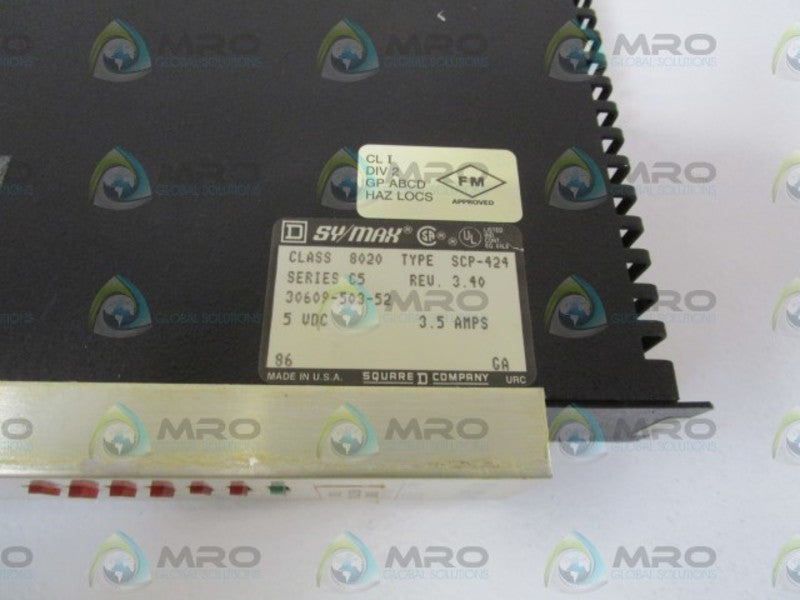SQUARE D PROCESSOR 8020-SCP-424 UNMP