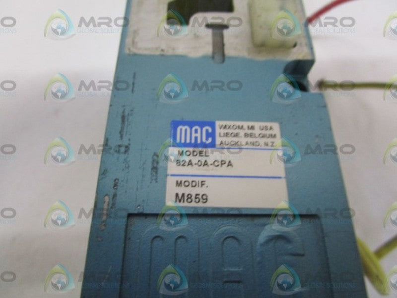 MAC MANIFOLD 82A-0A-CPA UNMP