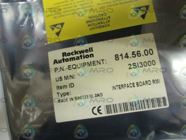 ROCKWELL AUTOMATION INTERFACE BOARD RMI 814.56.00 NSMP