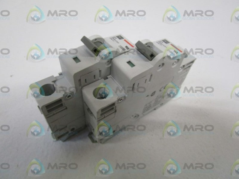 LOT OF 2 CUTLER HAMMER 240V CIRCUIT BREAKER C1 WMS1C01 NSNP