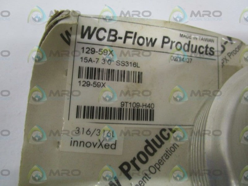 WCB-FLOW PRODUCTS 129-59X REPLACEMENT PART 9T109-H40 ORIGINAL PACKAGE