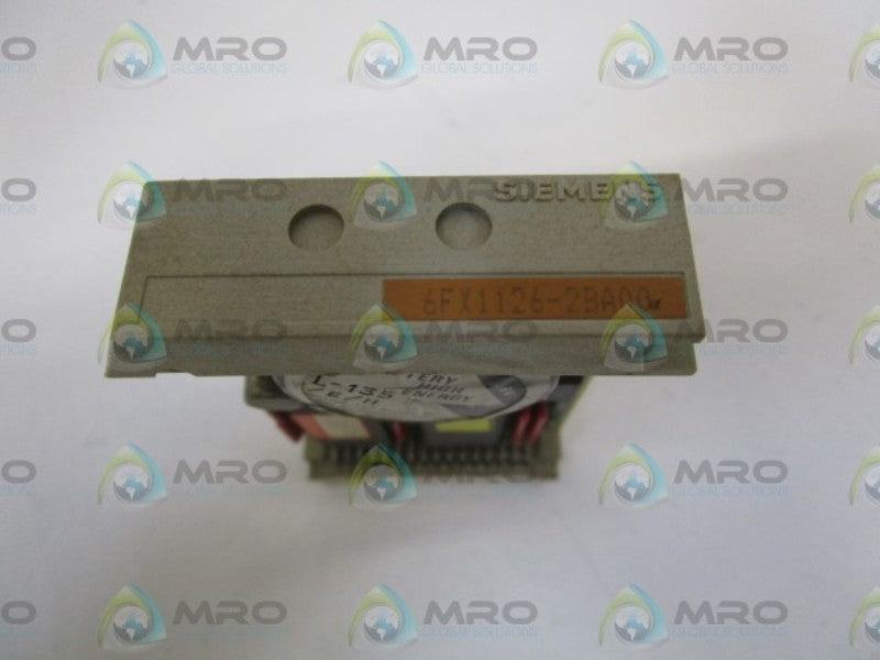 SIEMENS MEMORY CARD 6FX1126-2BA00 UNMP
