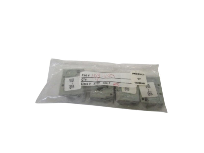 LOT OF 4 NUMATICS BASE 103-493 NSNP IN BAG