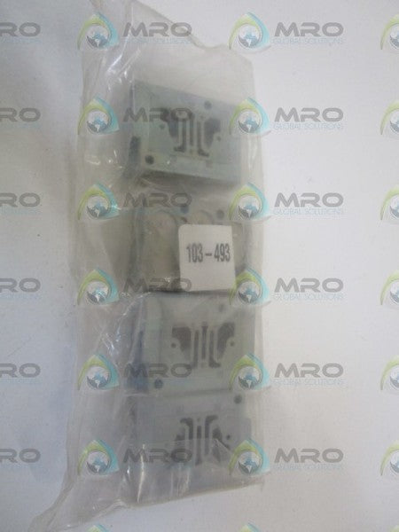 LOT OF 4 NUMATICS BASE 103-493 NSNP IN BAG