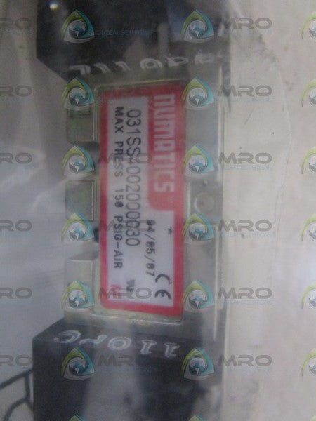NUMATICS DOUBLE SOLENOID VALVE 031SS4002000030 NSNP IN BAG