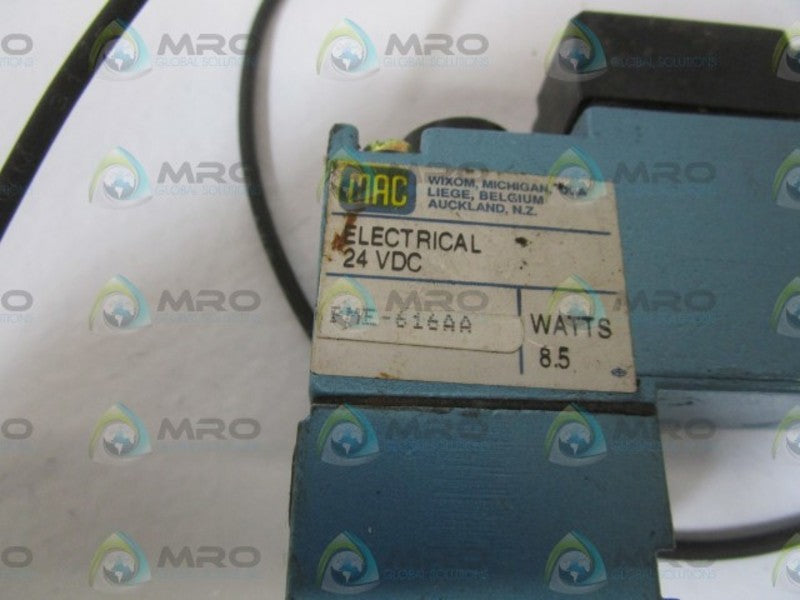 MAC SOLENOID VALVE PME-616AA UNMP