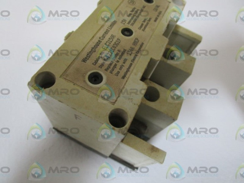 WESTINGHOUSE CURRENT LIMITER ELC3150R CHIPPED ON CORNER AS PIC) UNMP
