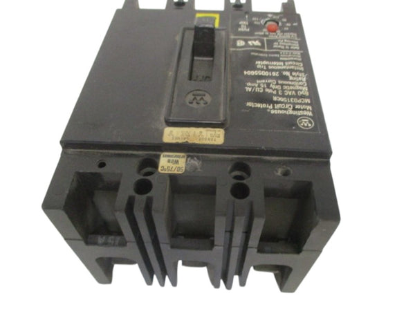 WESTINGHOUSE MCP03150CR CIRCUIT BREAKER 15A UNMP