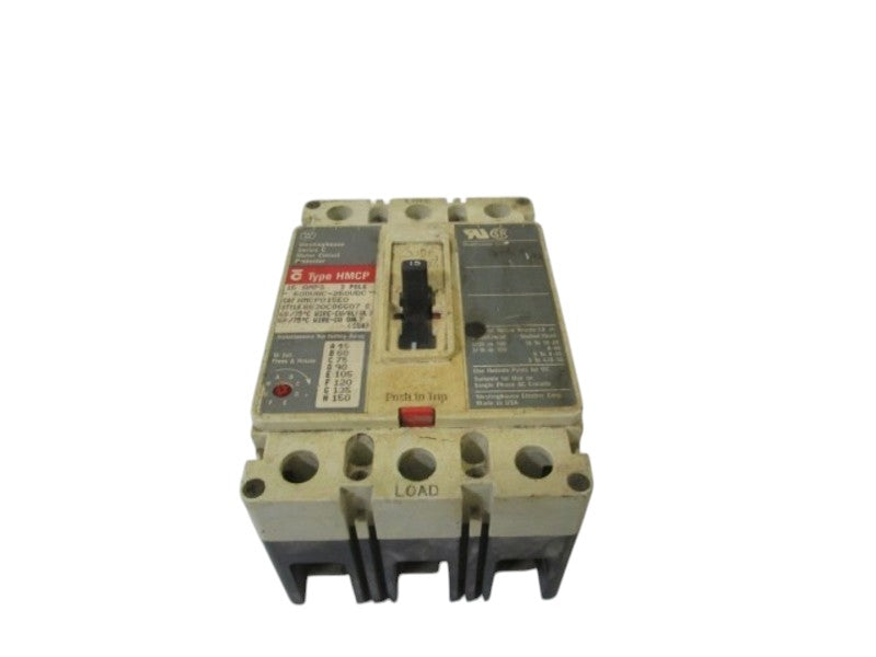WESTINGHOUSE HMCP015E0 CIRCUIT BREAKER 15AMPS UNMP