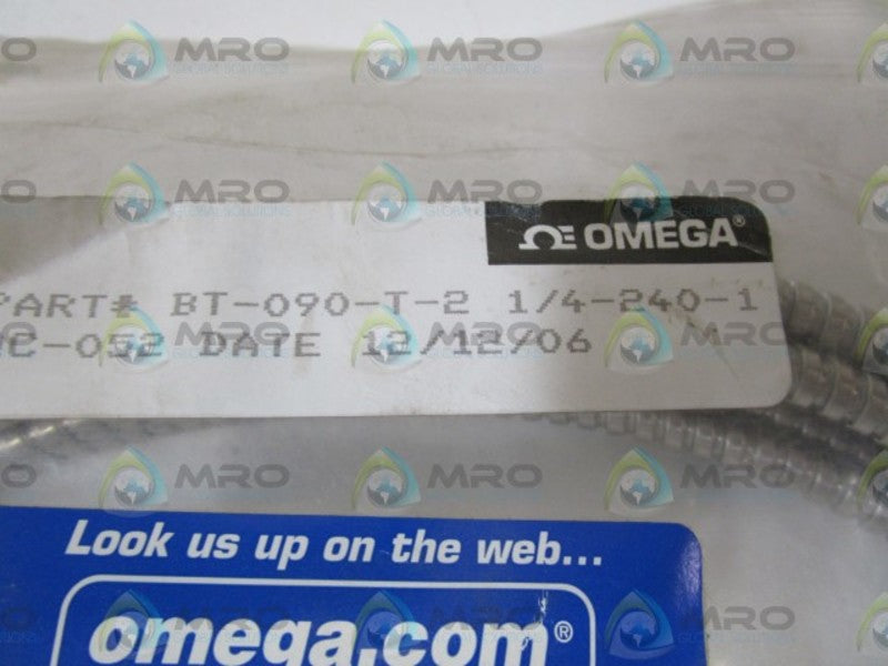 OMEGA ASSEMBLY BT-090-T-2 1/4-240-1 NSNP IN BAG
