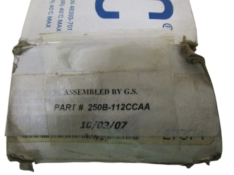 MAC SOLENOID VALVE 250B-112CCAA (AS PICTURED) NSMP