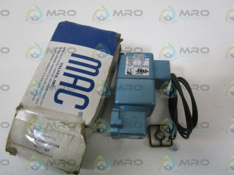 MAC SOLENOID VALVE 250B-112CCAA (AS PICTURED) NSMP
