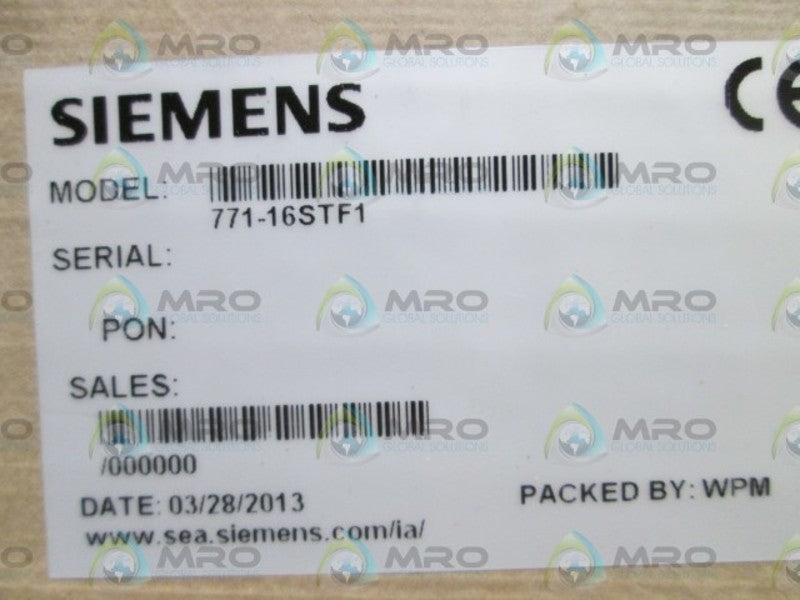 SIEMENS TRANSDUCER 771-16STF1 NSMP