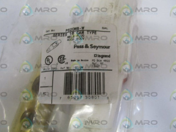 PASS & SEYMOUR MALE PLUG PS20MB-W NSMP