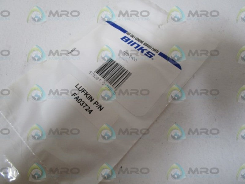 LOT OF 10 BINKS O-RING PO 102-2433 NSMP