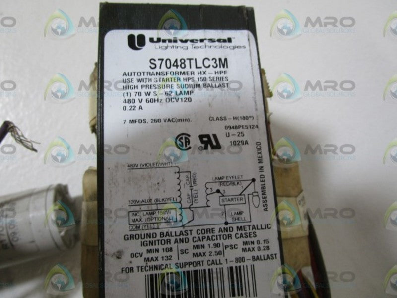 UNIVERSAL AUTOTRANSFORMER S7048TLC3M UNMP