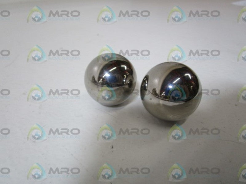 LOT OF 2 BENDFORD INTAKE BALL,STAINLESS STEEL 102-973 NSNP