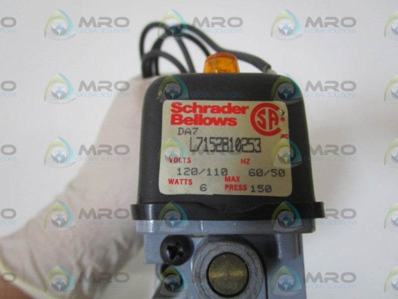 SCHRADER BELLOWS VALVE L7152810253 NSNP
