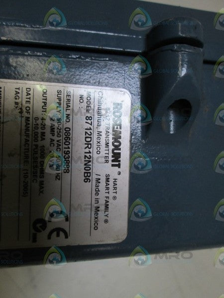 ROSEMOUNT TRANSMITTER 8712DR12N0B6 UNMP