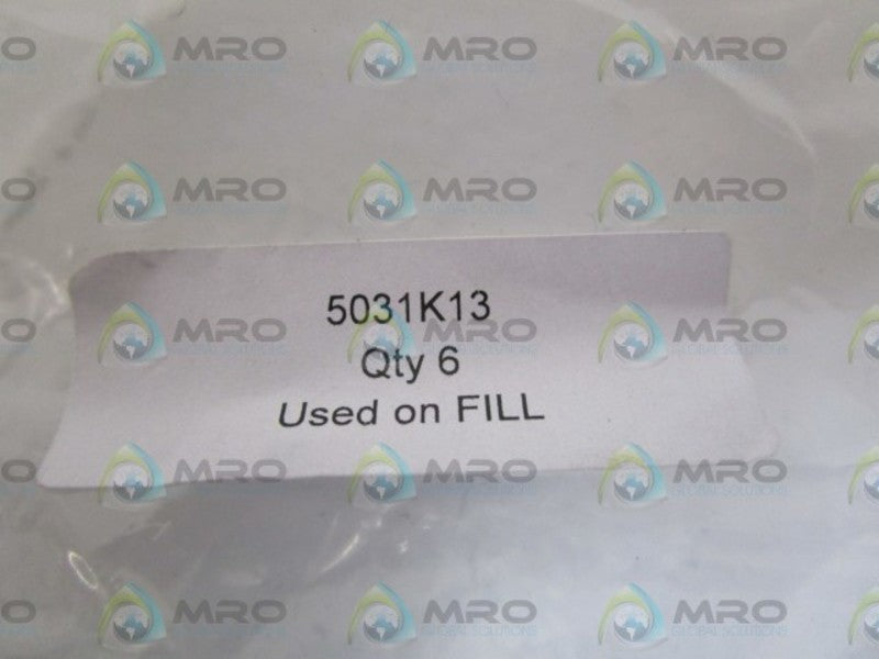 LOT OF 6 5031K13 NSNP IN BAG