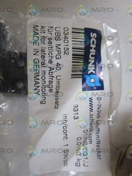 SCHUNK KIT FOR LATERAL MONITORING 0340152 NSMP