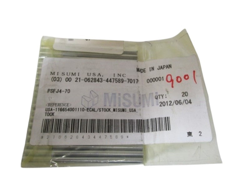 LOT OF 20 MISUMI PSFJ4-70 NSMP