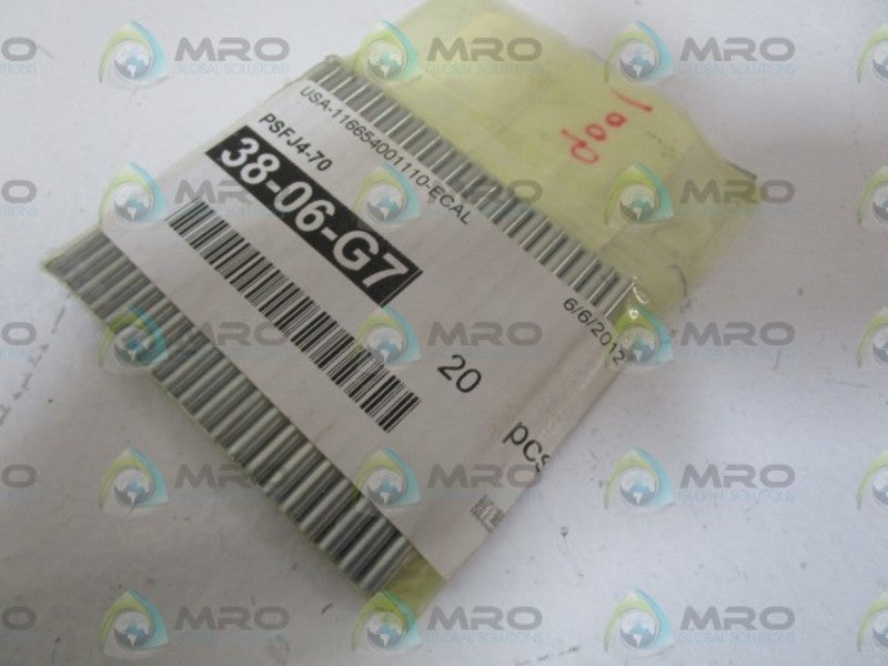 LOT OF 20 MISUMI PSFJ4-70 NSMP