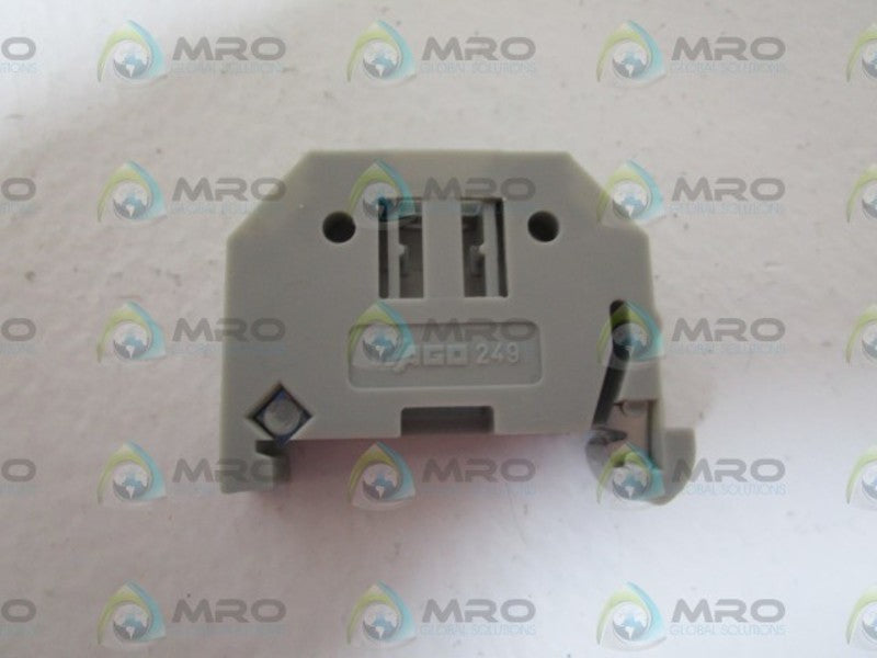 LOT OF 49 WAGO GRAY TERMINAL BLOCK 249 NSNP